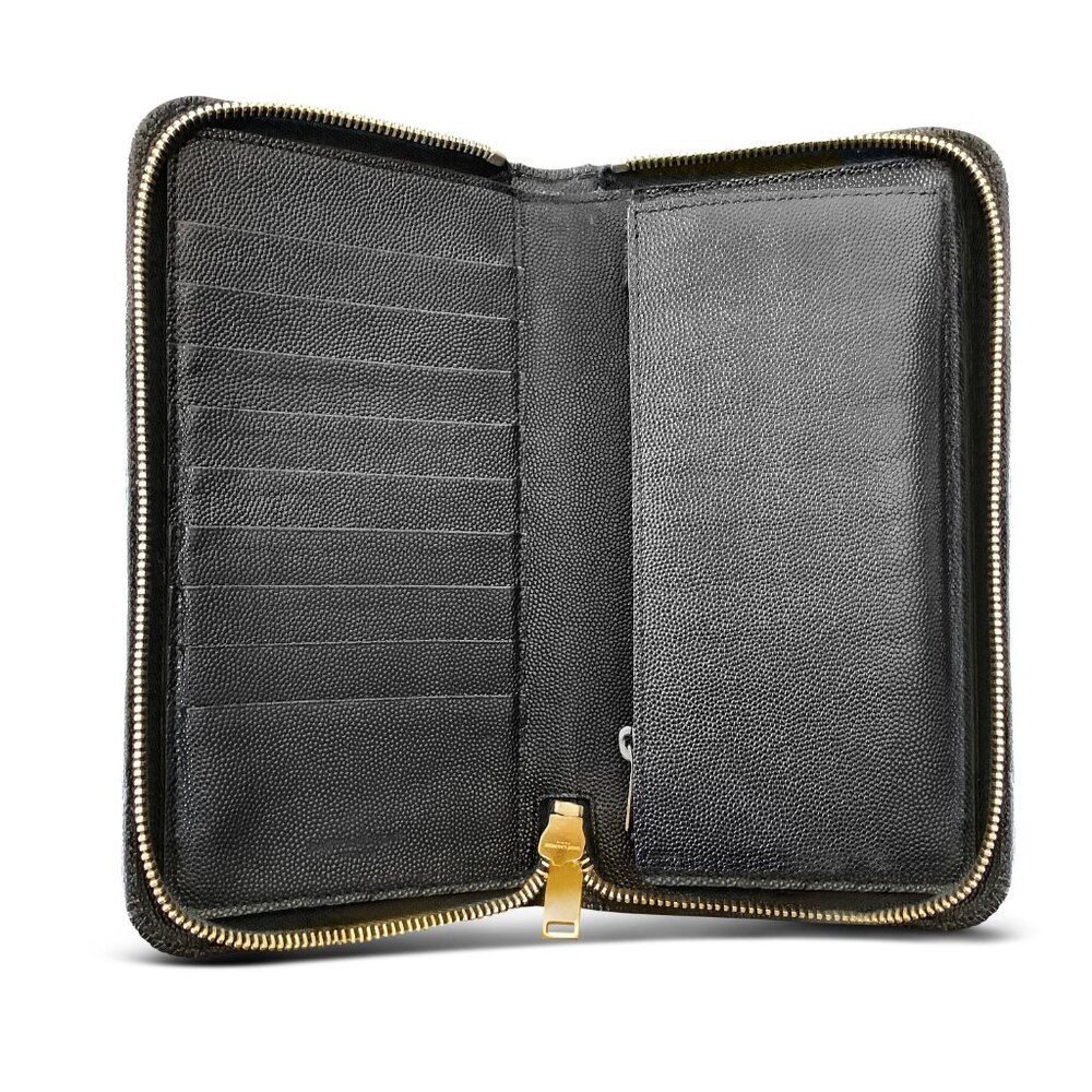 Saint Laurent Blue Continental Wallet - Picture 5 of 8